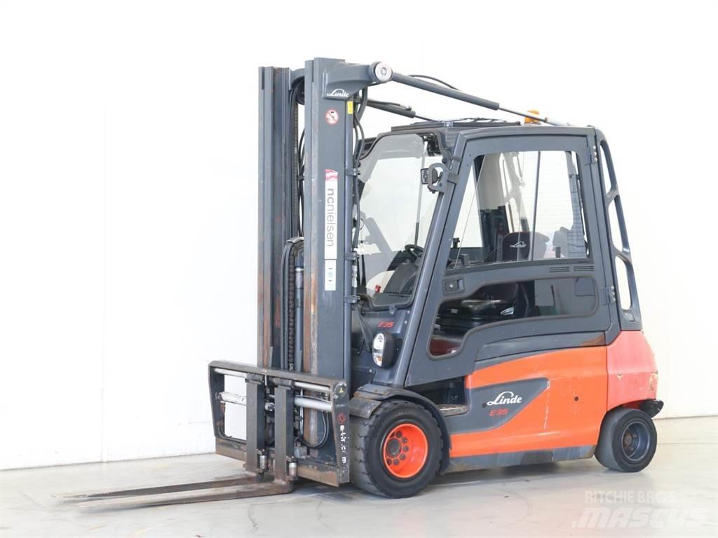 Linde E35L/387 El gaffeltrucks