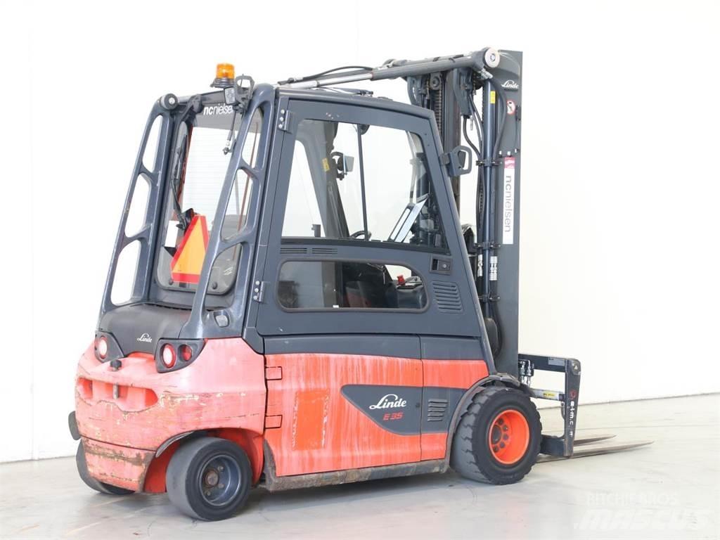Linde E35L/387 El gaffeltrucks