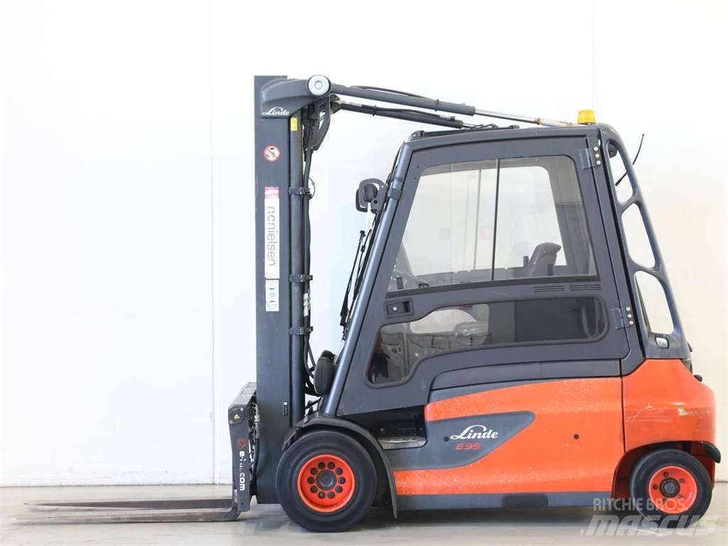 Linde E35L/387 El gaffeltrucks