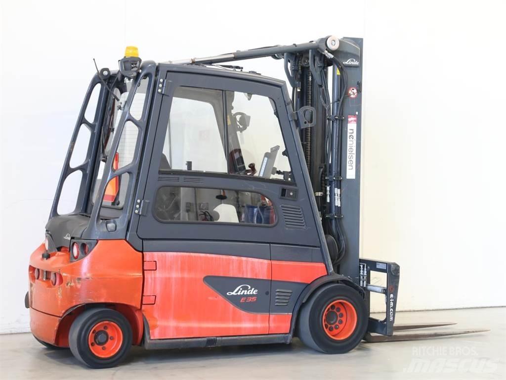 Linde E35L/387 El gaffeltrucks