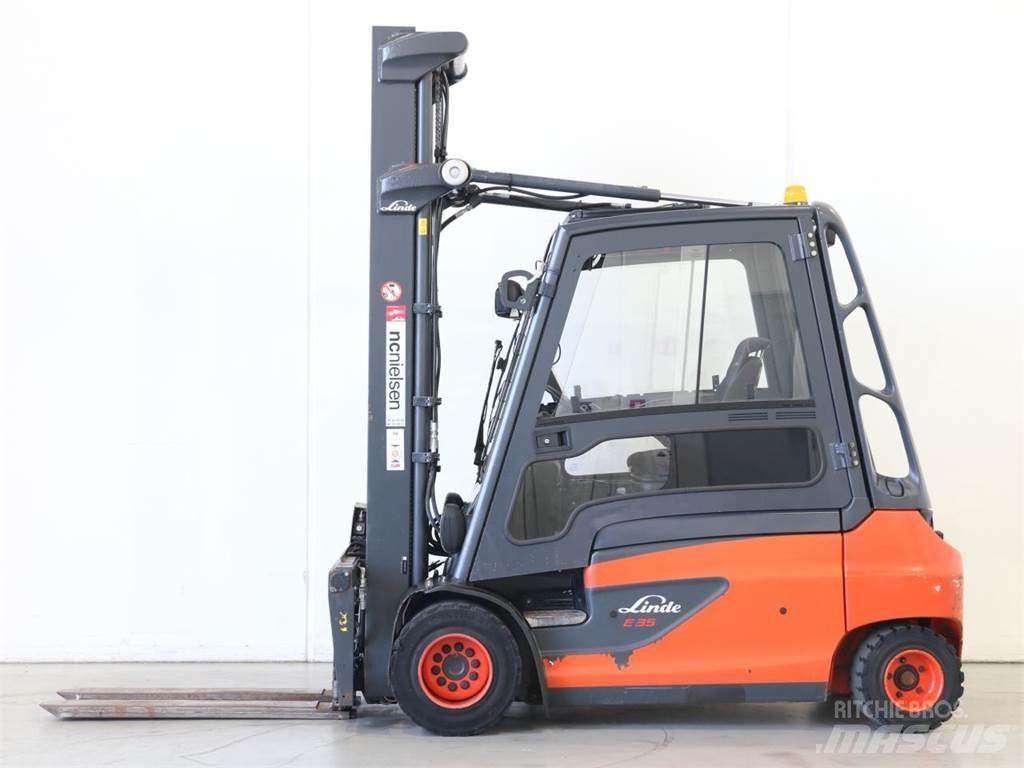 Linde E35L/387 El gaffeltrucks