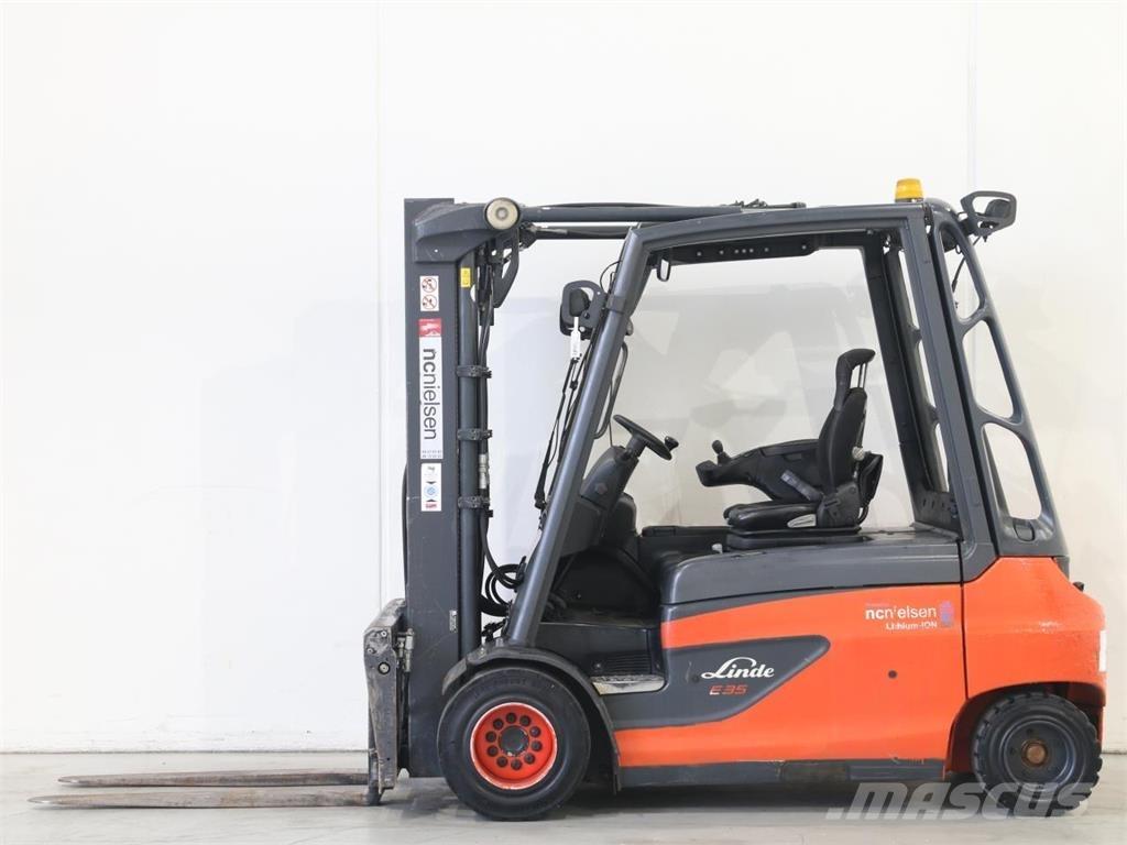 Linde E35L/387 El gaffeltrucks