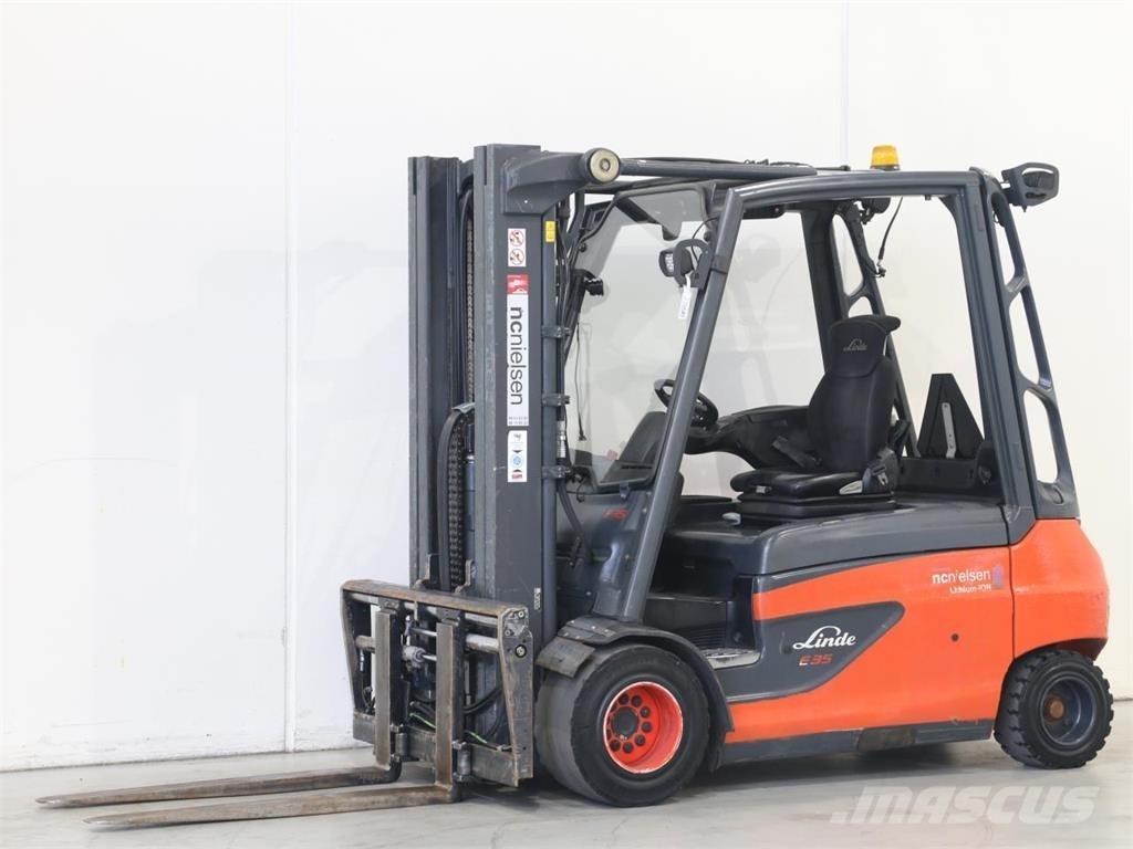 Linde E35L/387 El gaffeltrucks