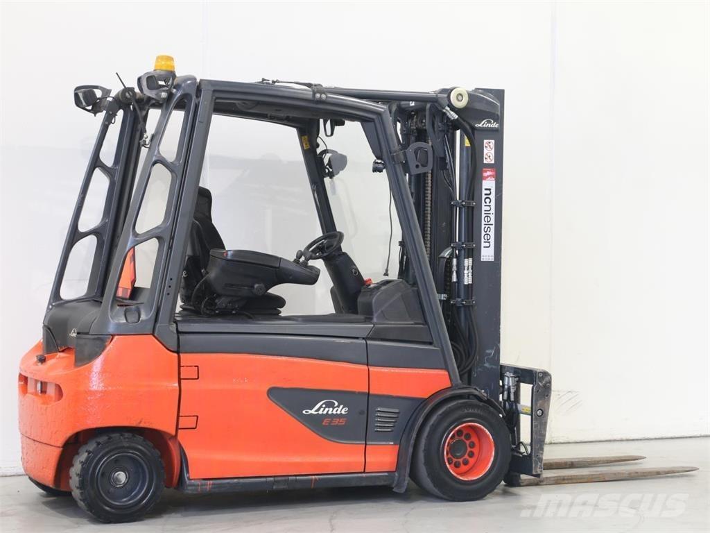Linde E35L/387 El gaffeltrucks