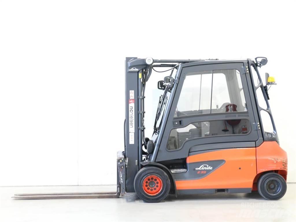 Linde E35L/387-01 El gaffeltrucks