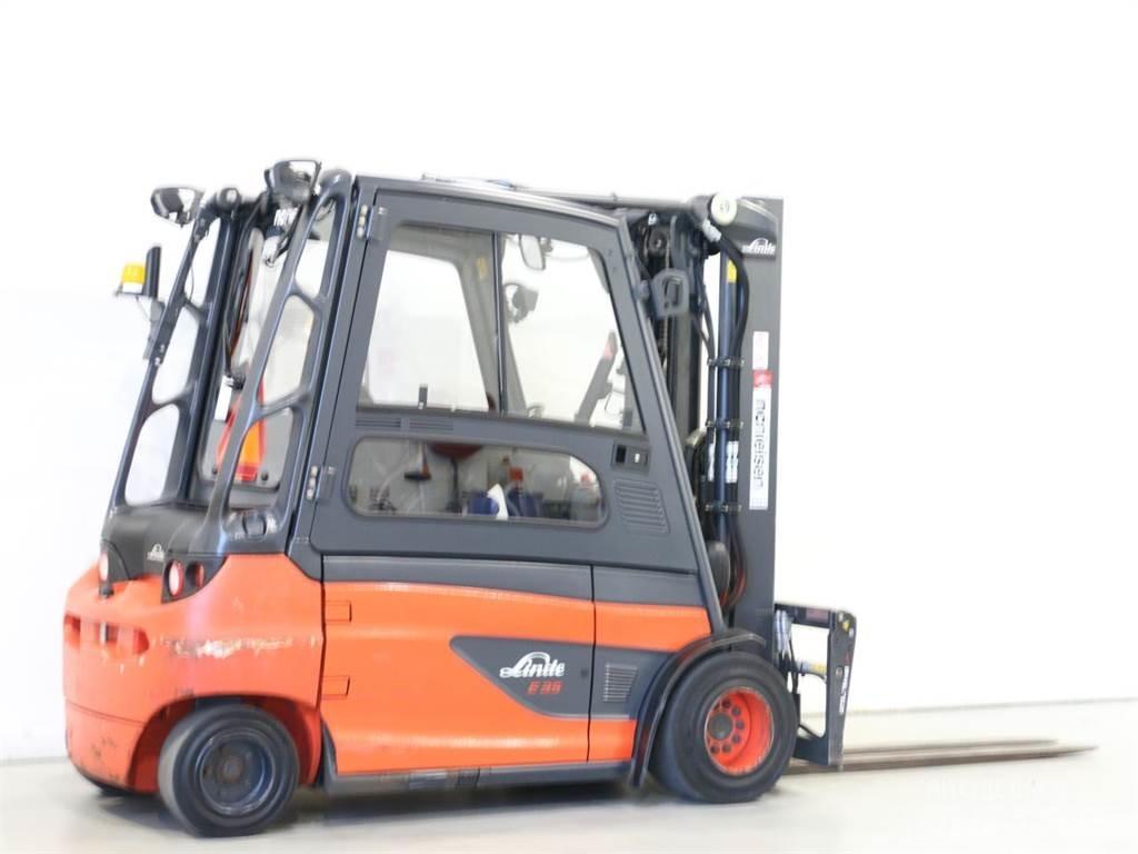 Linde E35L/387-01 El gaffeltrucks