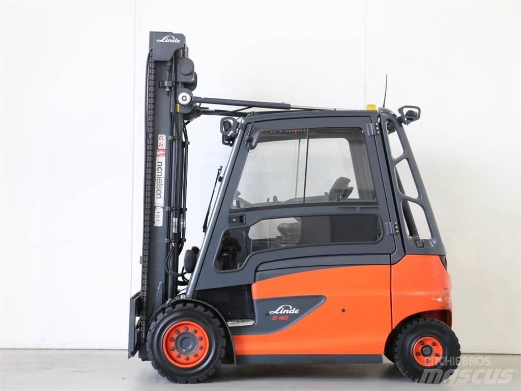 Linde E40/600HL/388 El gaffeltrucks