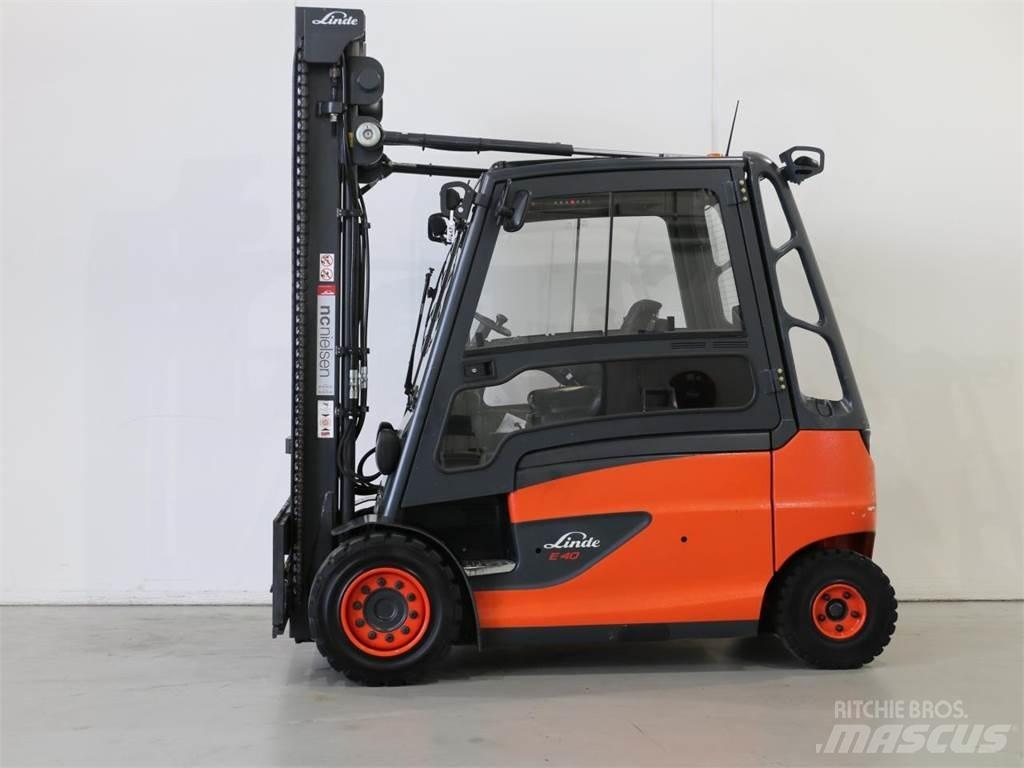 Linde E40/600HL/388 El gaffeltrucks