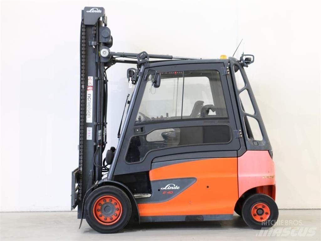 Linde E40/600HL/388 El gaffeltrucks