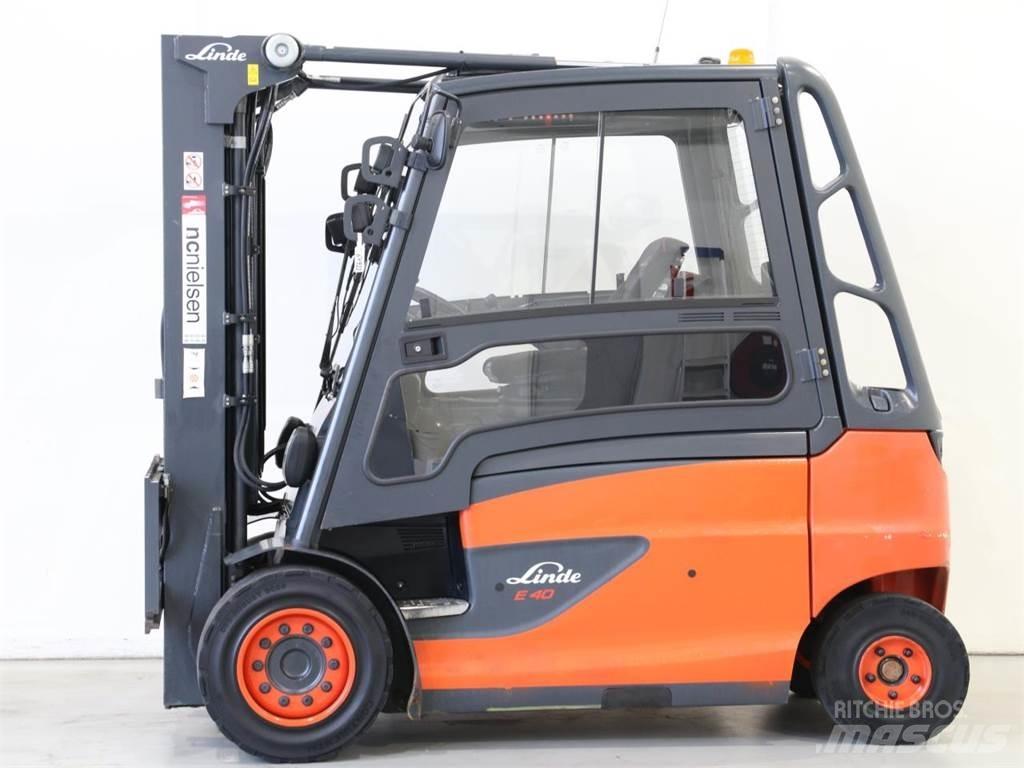Linde E40/600HL/388 El gaffeltrucks