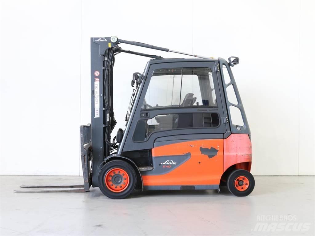 Linde E40/600HL/388 El gaffeltrucks