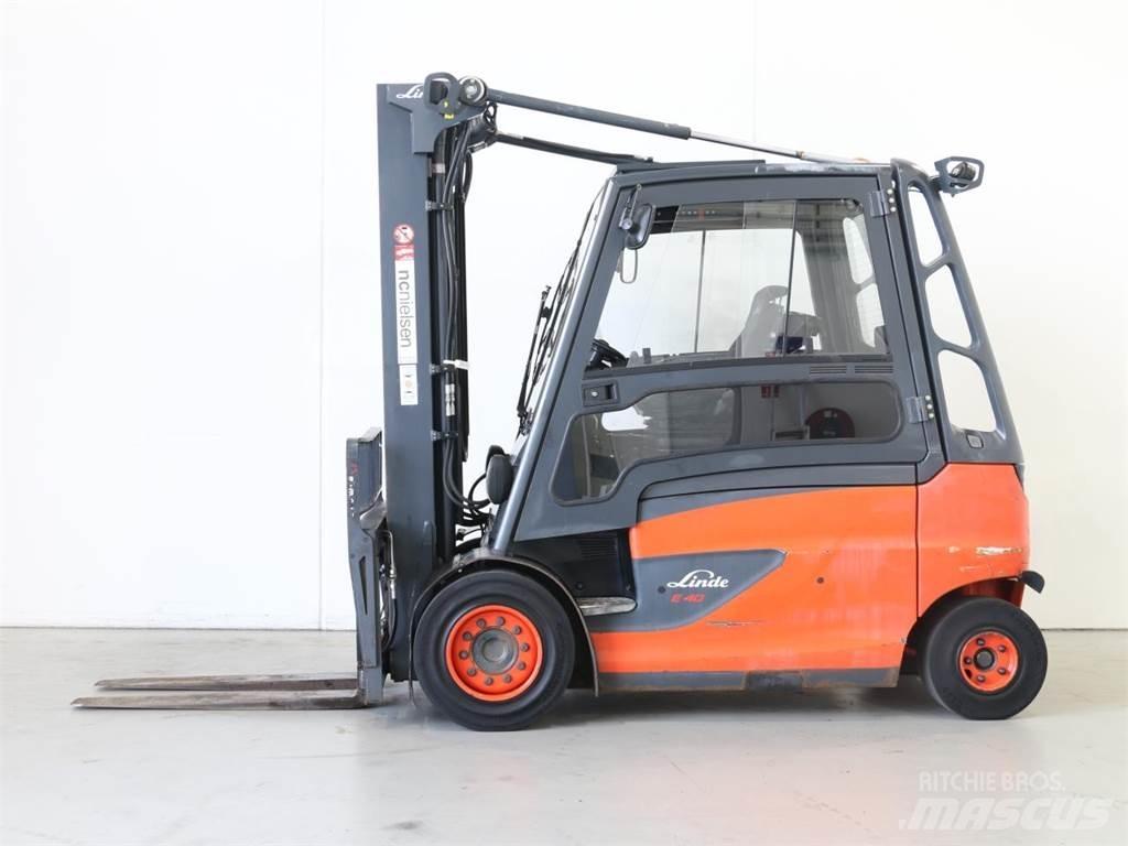 Linde E40/600HL/388 El gaffeltrucks