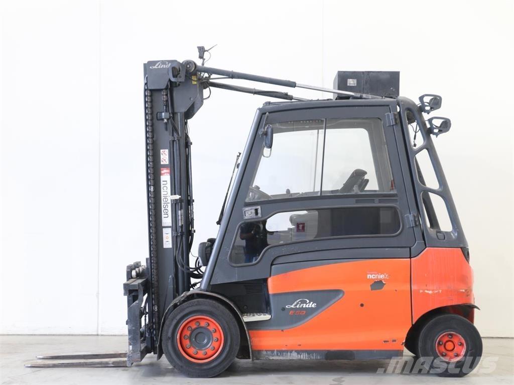 Linde E50HL/388 El gaffeltrucks
