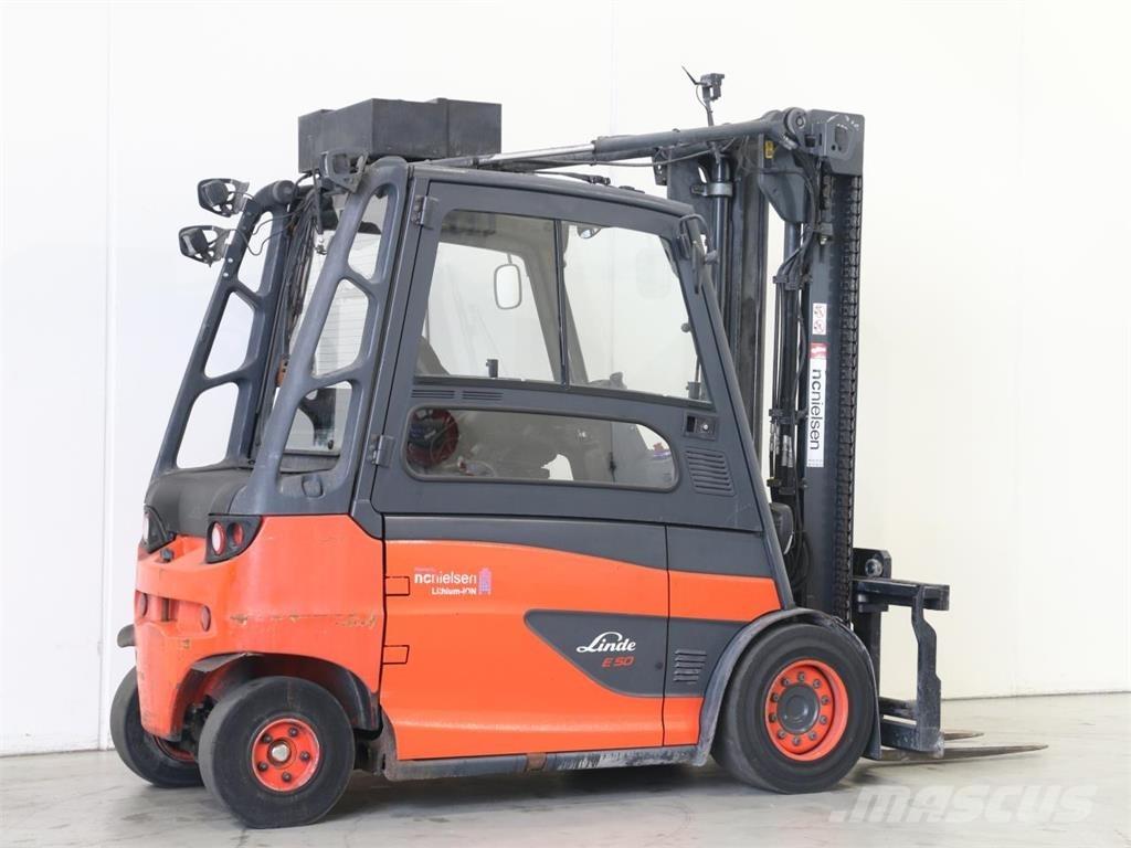 Linde E50HL/388 El gaffeltrucks