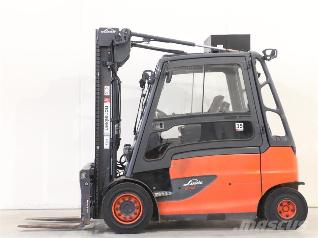 Linde E50HL/388 El gaffeltrucks