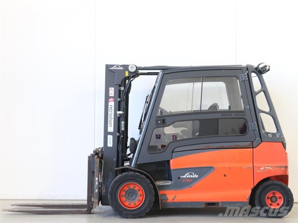 Linde E50L/388 El gaffeltrucks