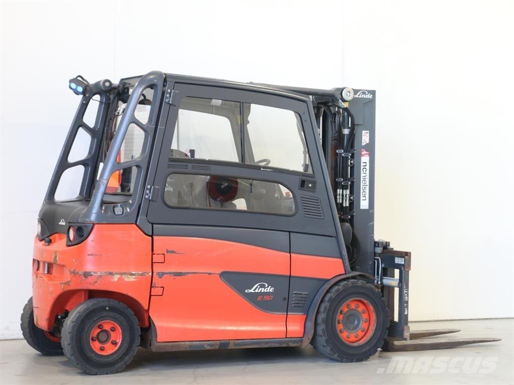 Linde E50L/388 El gaffeltrucks