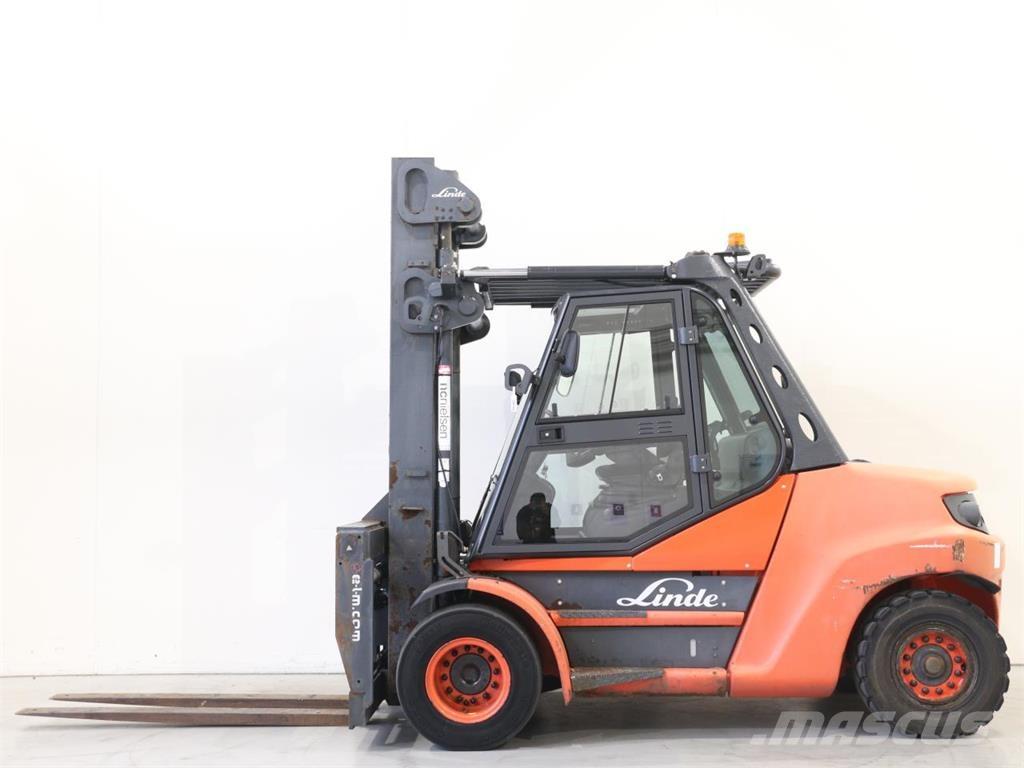 Linde H80D/396/900 Diesel gaffeltrucks