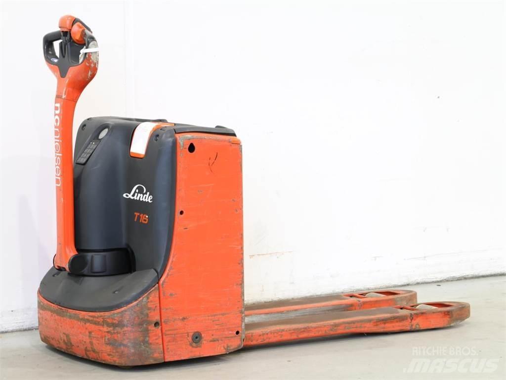 Linde T16/1152 Gaffelstabler med gående fører