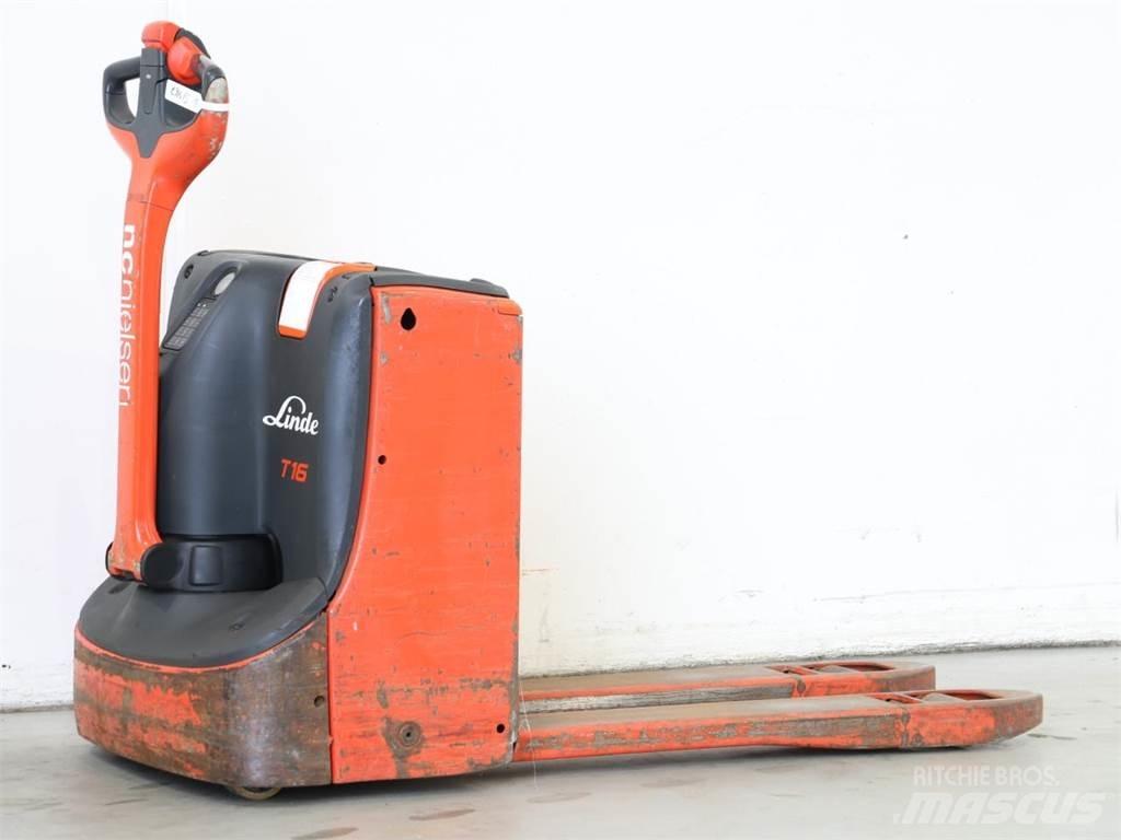 Linde T16/1152 Gaffelstabler med gående fører
