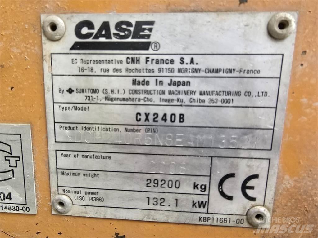CASE CX 240 B Gravemaskiner på larvebånd