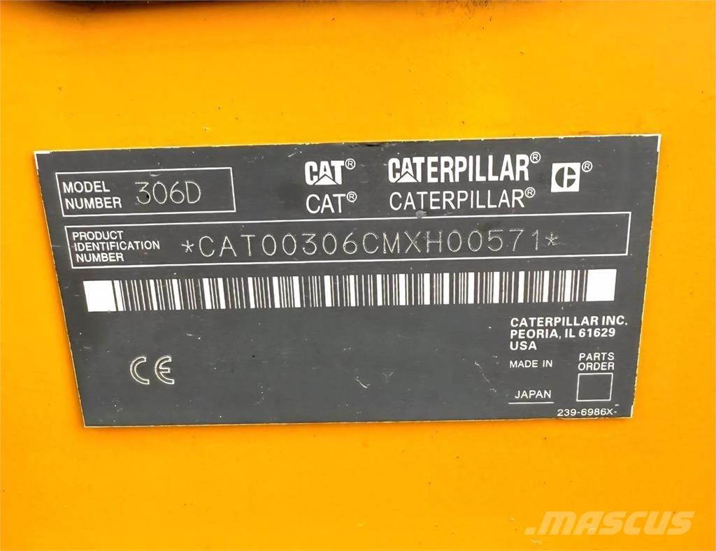 CAT 306D Minigravemaskiner