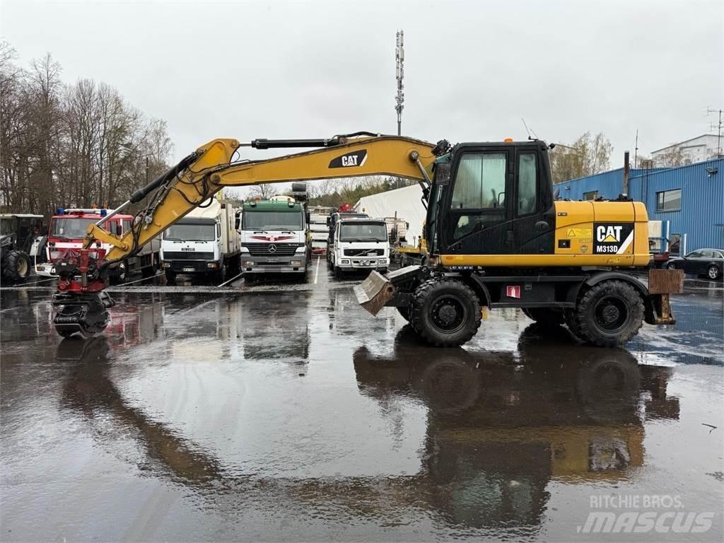 CAT M313 D Gravemaskiner på hjul