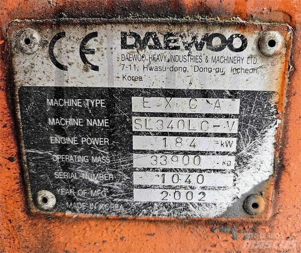 Daewoo SL340LC-V Gravemaskiner på larvebånd