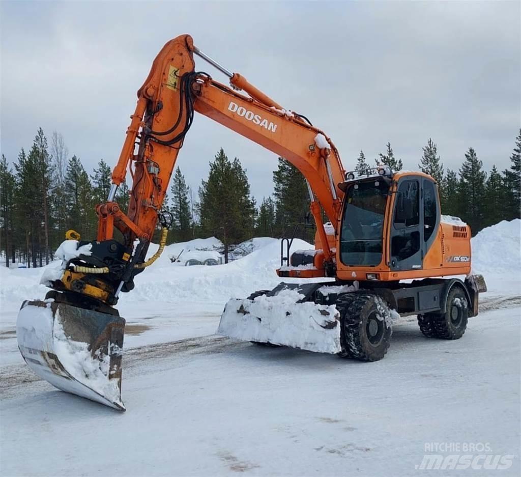 Doosan DX160W Gravemaskiner på larvebånd