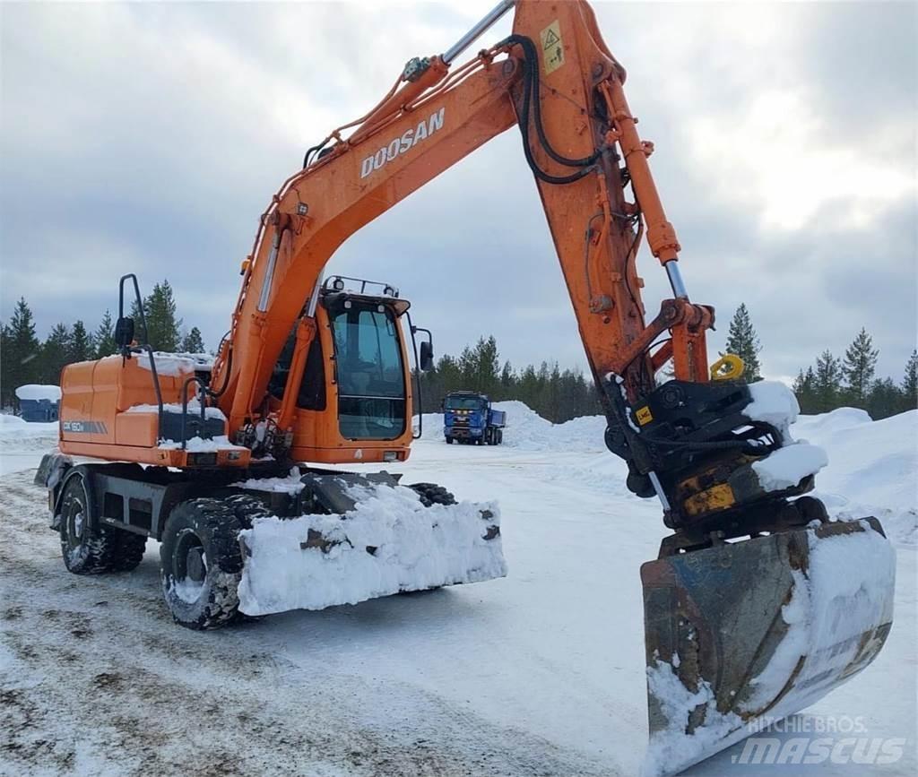 Doosan DX160W Gravemaskiner på larvebånd
