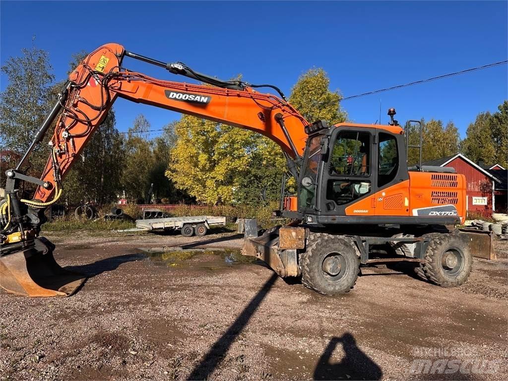 Doosan DX170W-5 Gravemaskiner på hjul