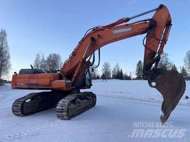 Doosan DX480LC Gravemaskiner på larvebånd