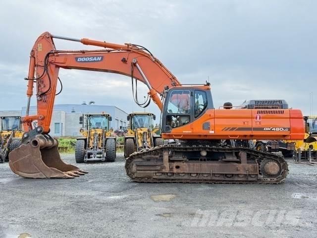 Doosan DX480LC Gravemaskiner på larvebånd