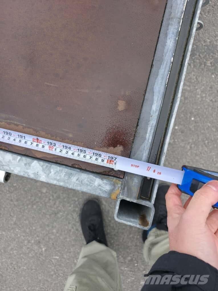 Eduard P4 3000kg Anhænger med lad/Flatbed