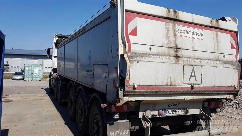 Fliegl ASS372 Semi-trailer med tip