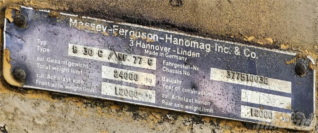 Hanomag 77C Læssemaskiner på hjul