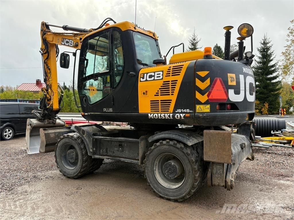 JCB JS 145 W Plus Gravemaskiner på hjul