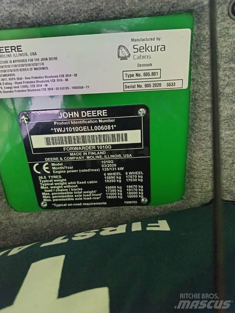 John Deere 1010G Udkørselsmaskiner