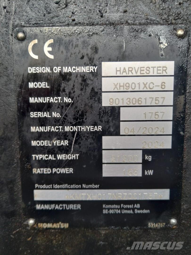 Komatsu 901 XC Skovningsmaskiner