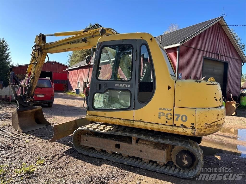 Komatsu PC70-7 Midi-gravemaskiner 7t - 12t