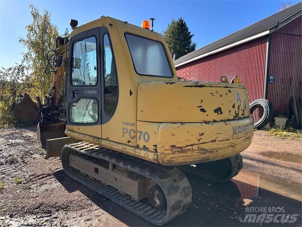 Komatsu PC70-7 Midi-gravemaskiner 7t - 12t
