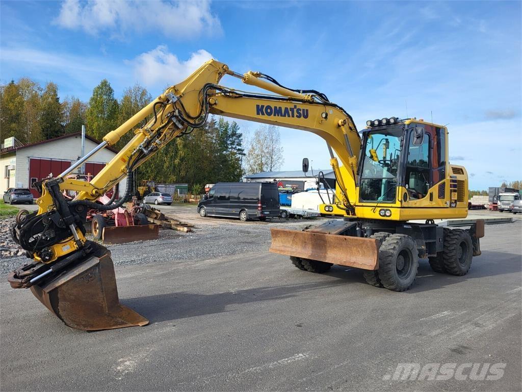 Komatsu PW 148-10 Gravemaskiner på hjul