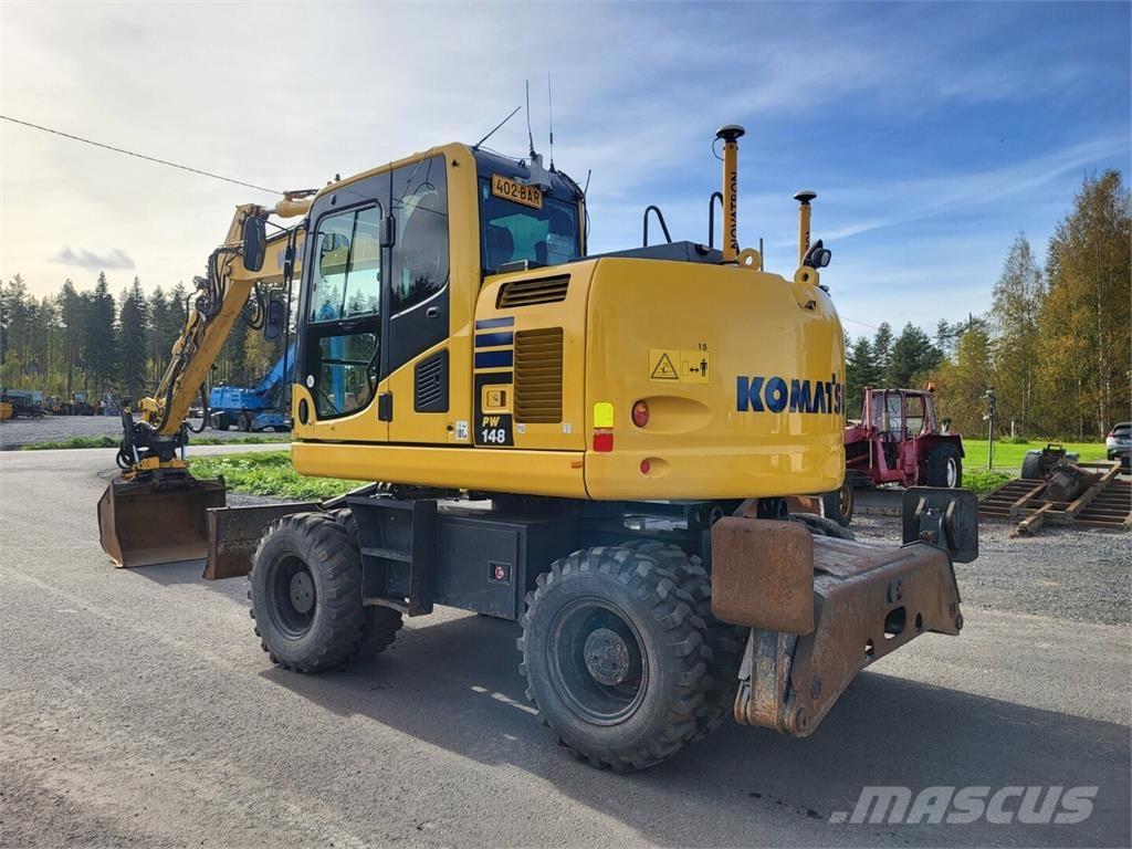 Komatsu PW 148-10 Gravemaskiner på hjul