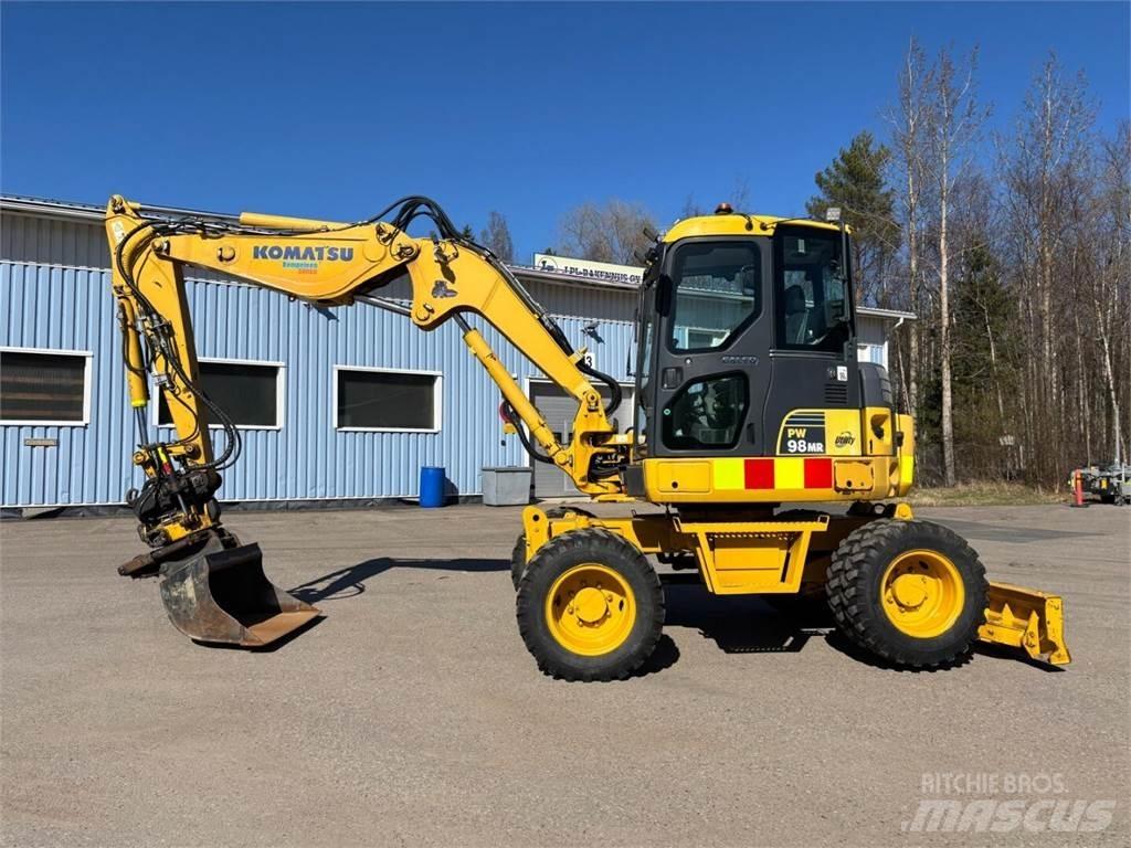 Komatsu PW 98MR-6 Gravemaskiner på hjul