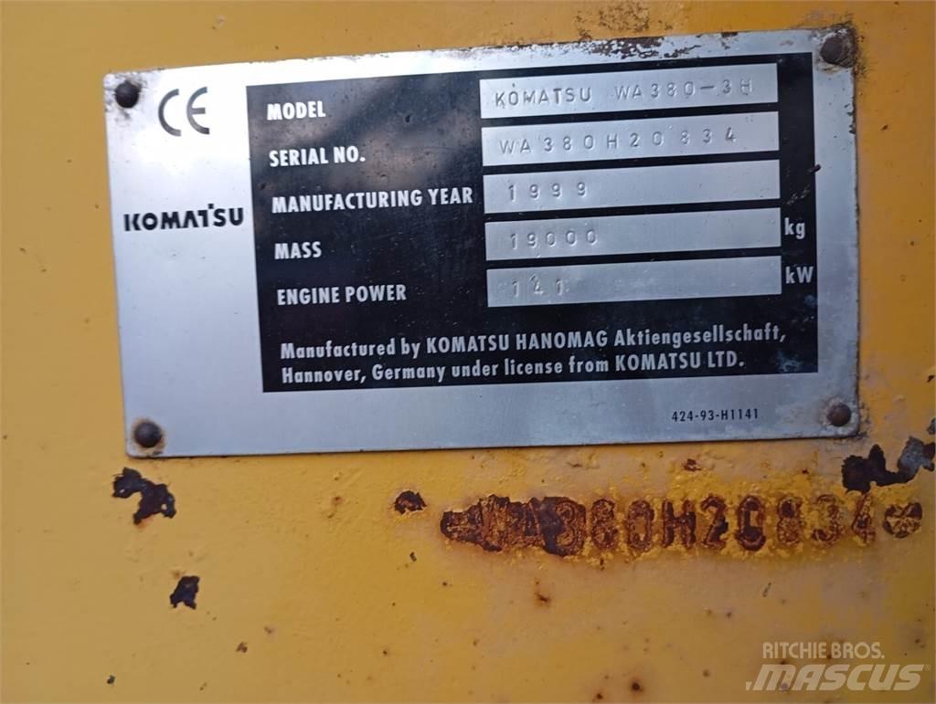 Komatsu WA 380-3H Læssemaskiner på hjul