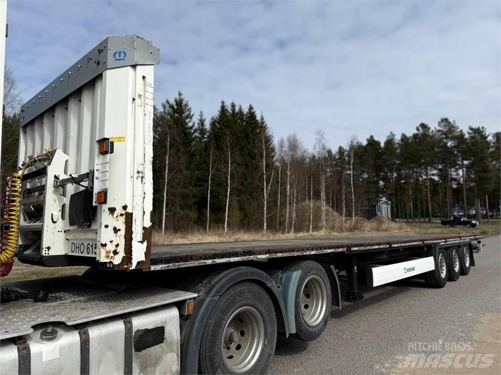 Krone Avolava Semi-trailer med lad/flatbed