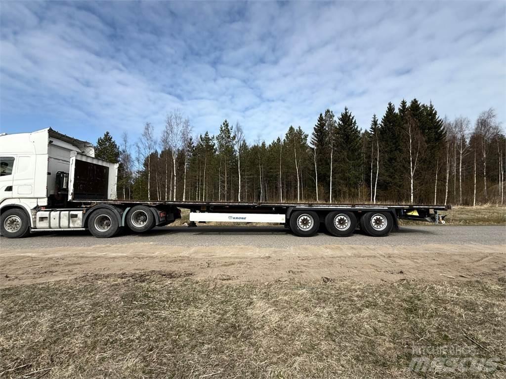 Krone Avolava Semi-trailer med lad/flatbed