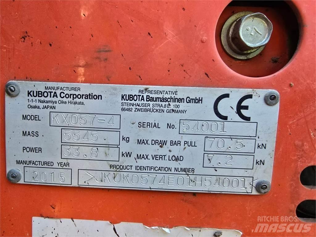 Kubota KX 057-4 Gravemaskiner på larvebånd