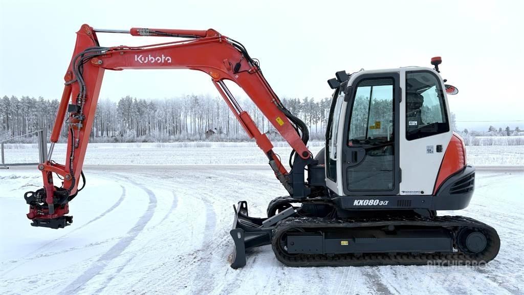 Kubota KX080-3 Midi-gravemaskiner 7t - 12t