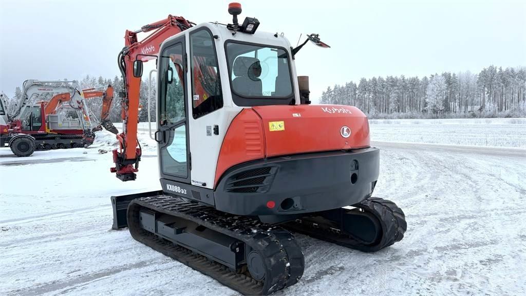 Kubota KX080-3 Midi-gravemaskiner 7t - 12t